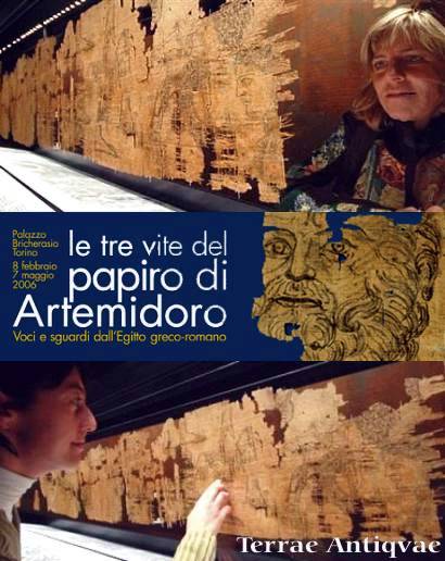 Turín expone el mapa más antiguo de Occidente: El papiro de Artemidoro
