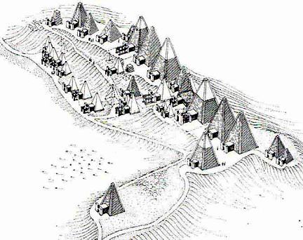 meroe mapa piramides